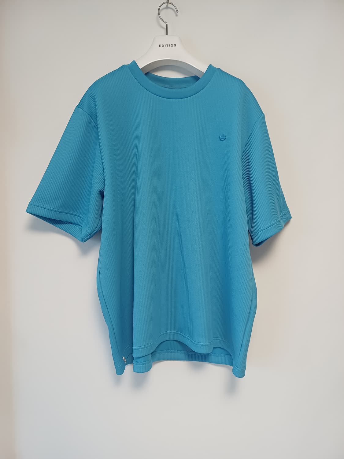 [3XL]아디다스 오리지널스 아디컬러 트레포일 플리츠 티셔츠 스카이블루 상품이미지2