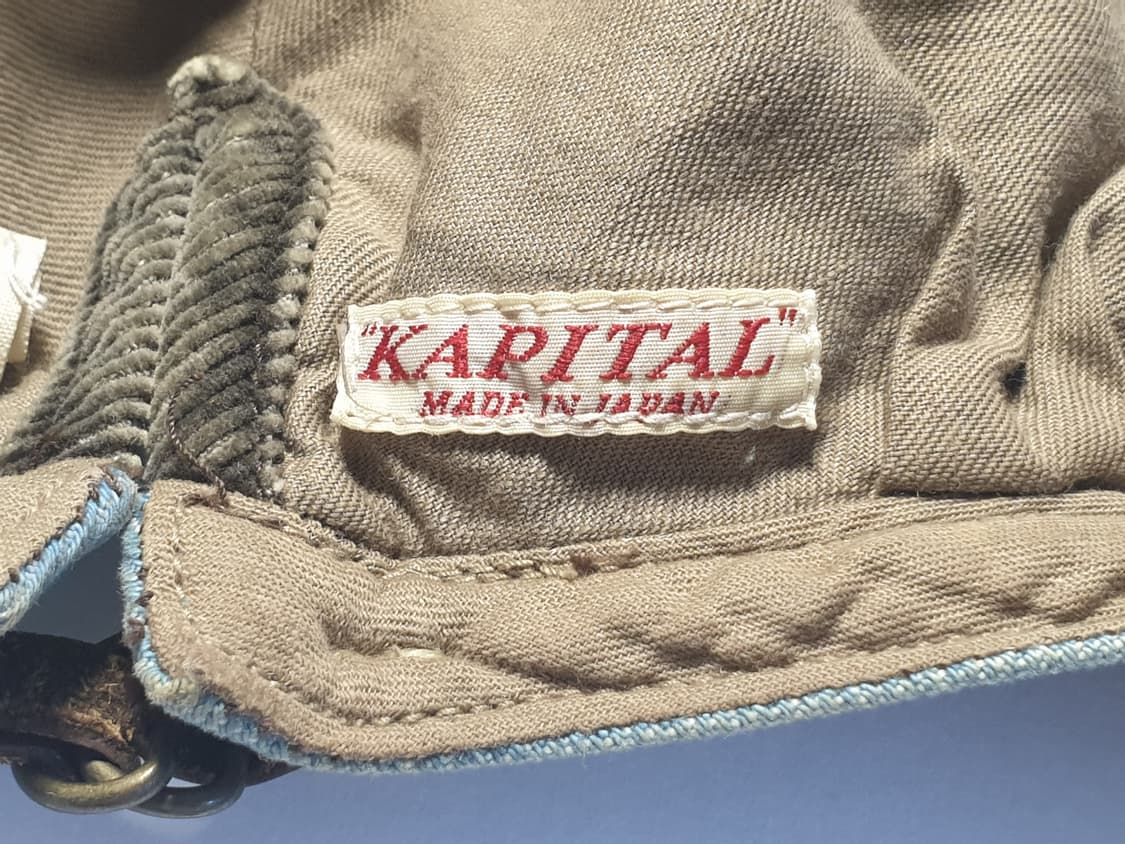 캐피탈 14AW 코듀로이 데님 헌팅캡 상품이미지4
