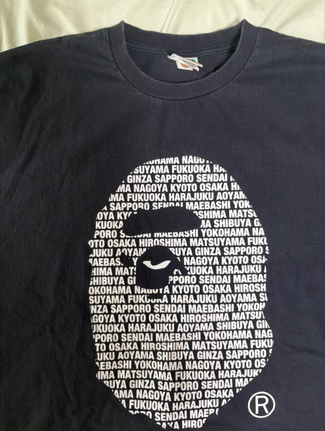 베이프 재팬 에이프 헤드 티셔츠 블랙 3XL 상품이미지3