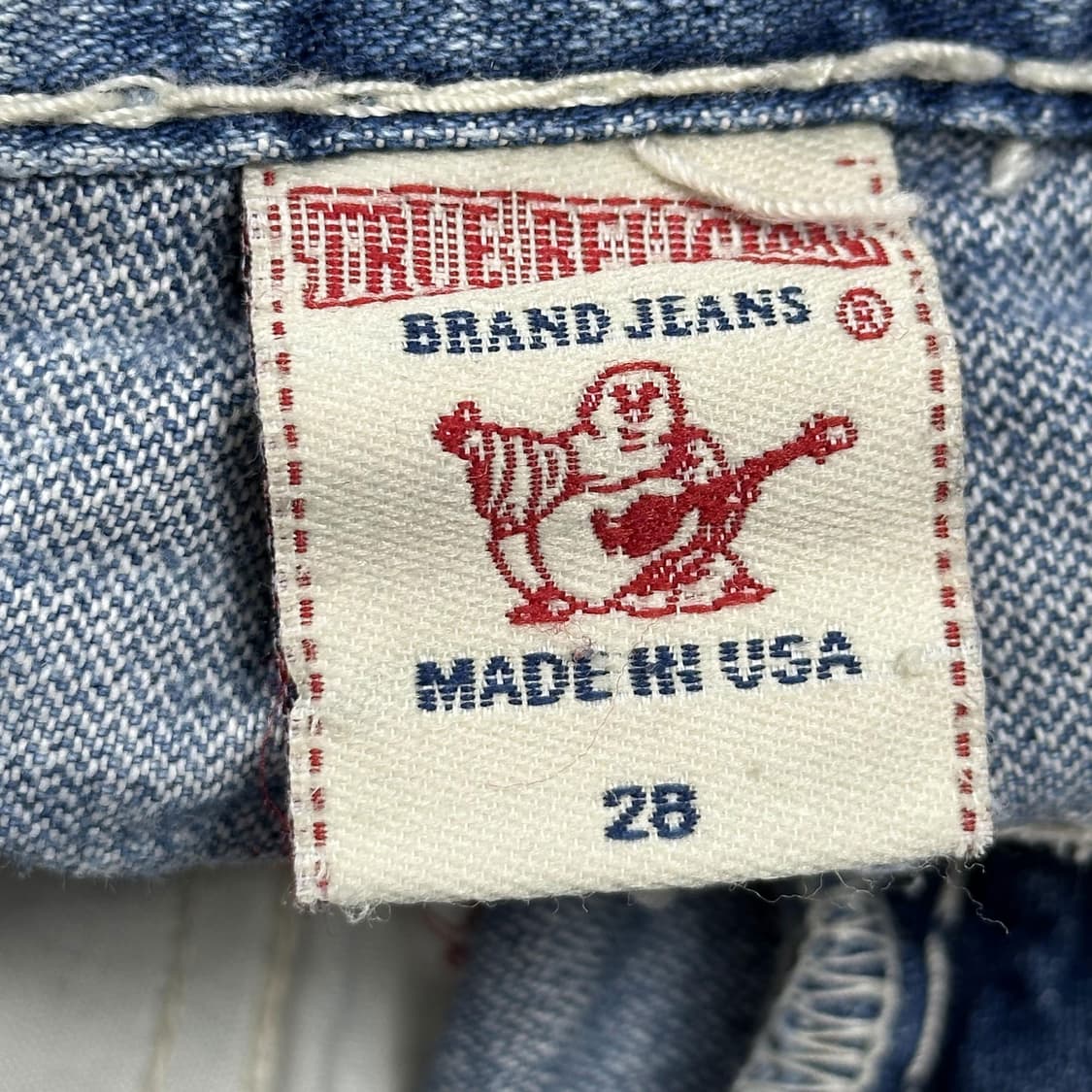 트루릴리전 USA 세미 부츠컷 데님팬츠 (28인치 여성추천) 상품이미지7