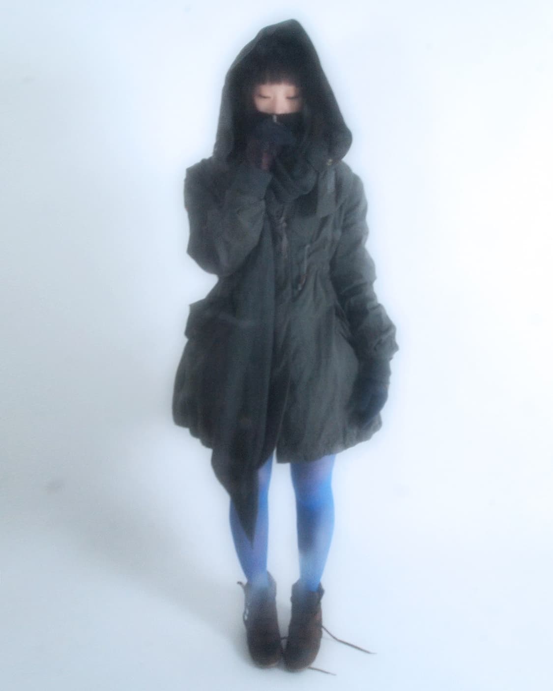 Shirring padded military jumper  상품이미지3