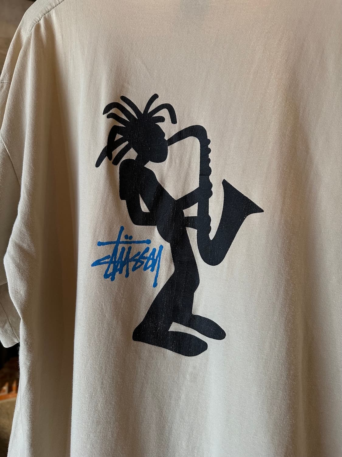 90s USA 빈티지 스투시 재즈맨 반팔 티셔츠 상품이미지6