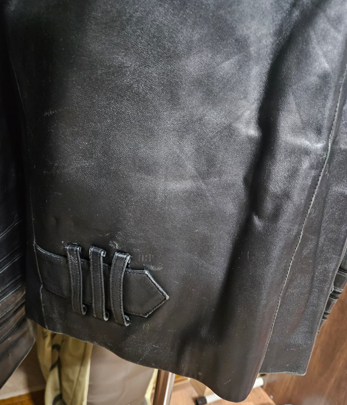 제너럴 아이디어 가죽자켓 90~95 상품이미지4