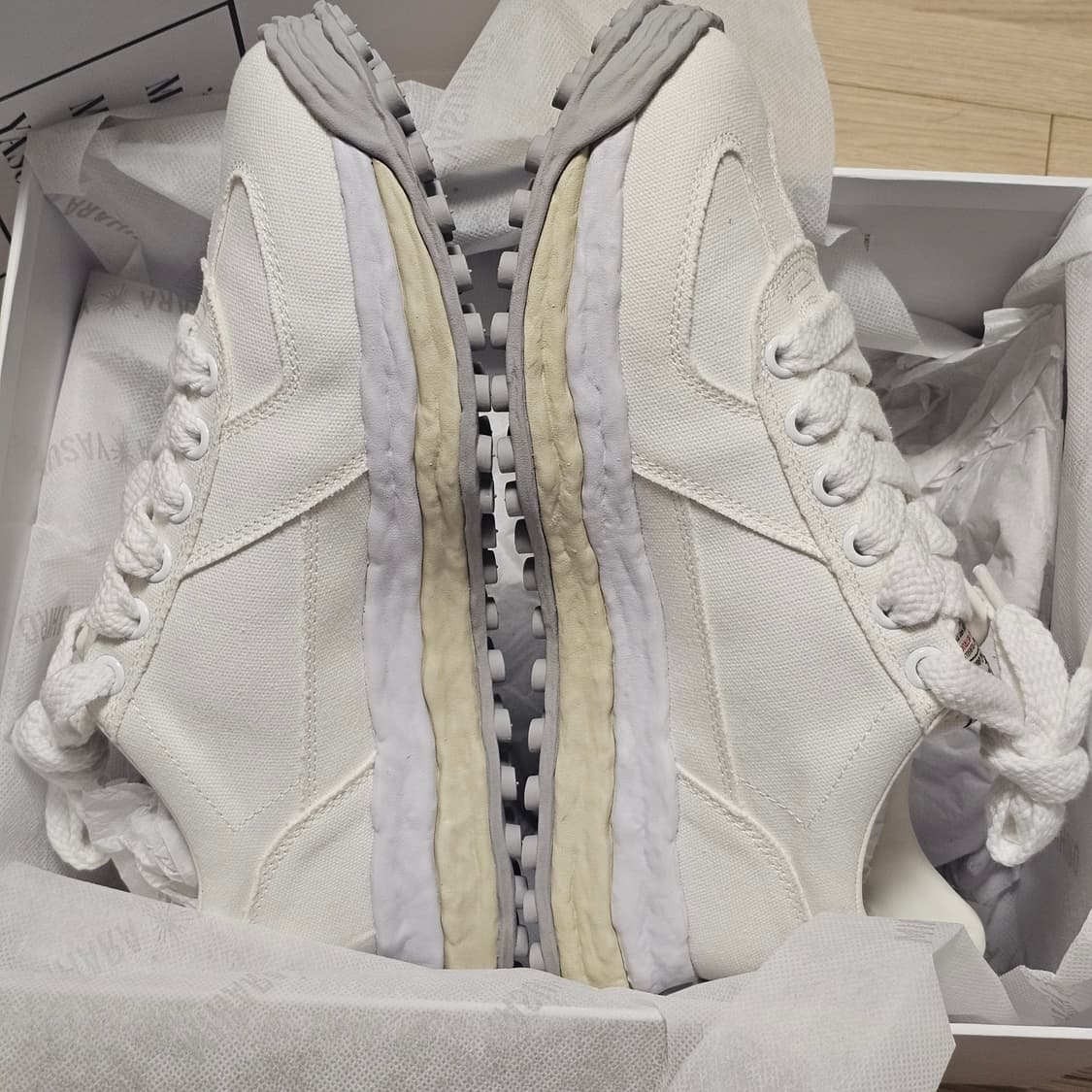 44 280 새제품 메종 미하라 야스히로 래리 OG A14FW704 신발 상품이미지3