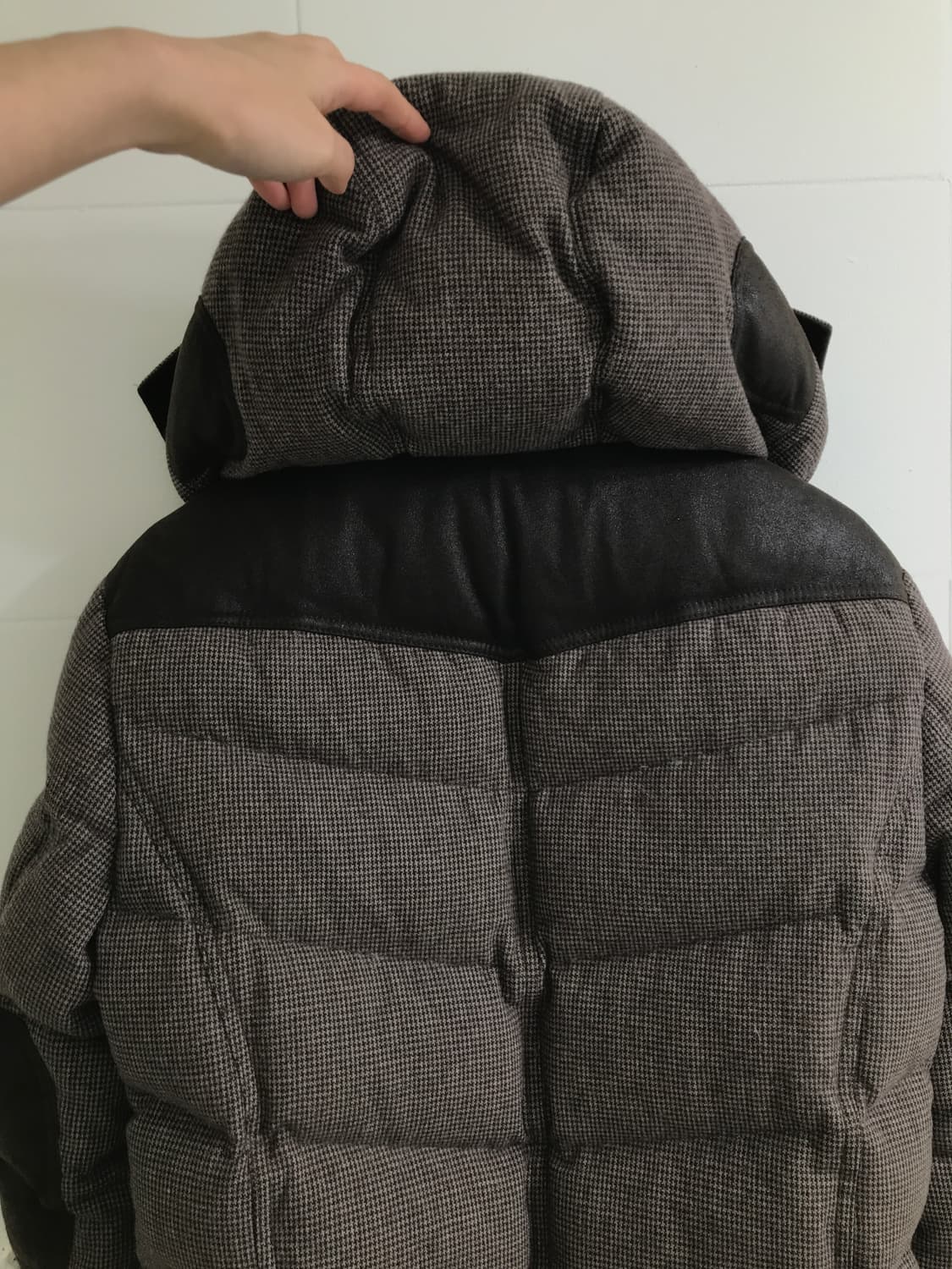 (세트 할인 가능) series 브라운 스웨이드 패치 코튼 패딩 상품이미지6