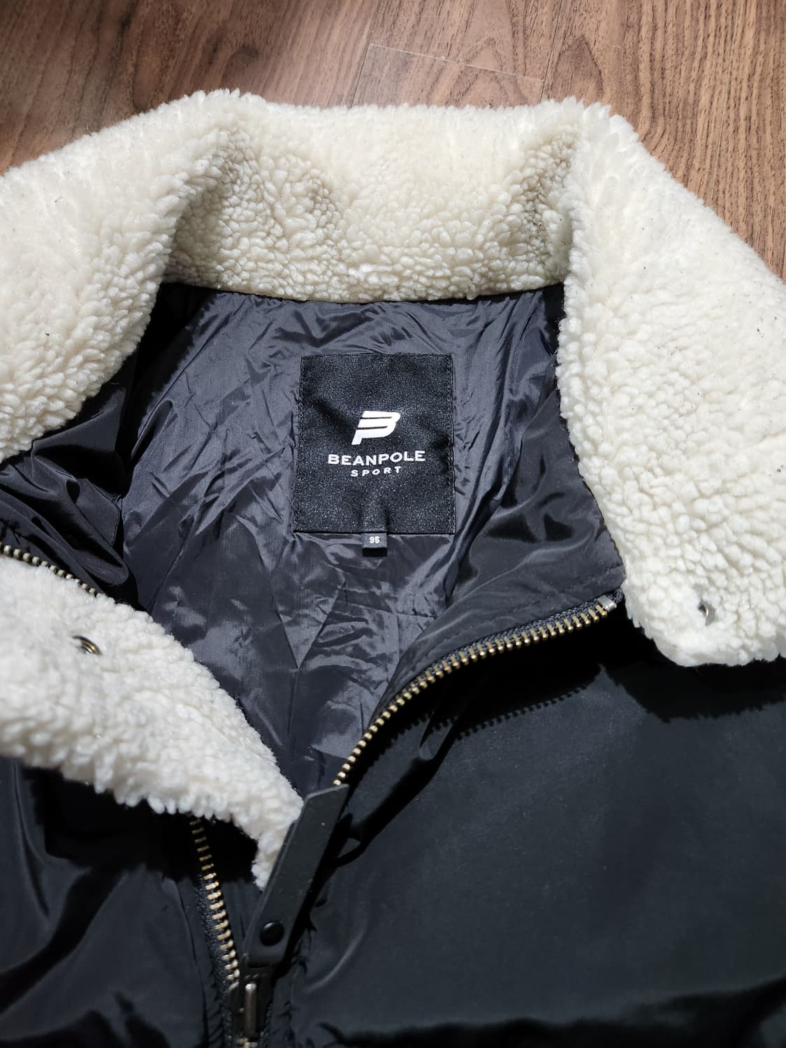 빈폴 스포츠넥 양털 구스다운 롱 패딩 95 상품이미지3