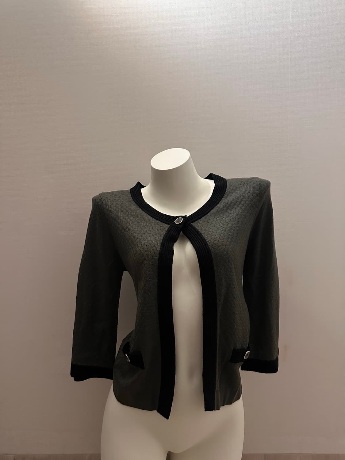 빈티지 차콜 가디건 상품이미지5