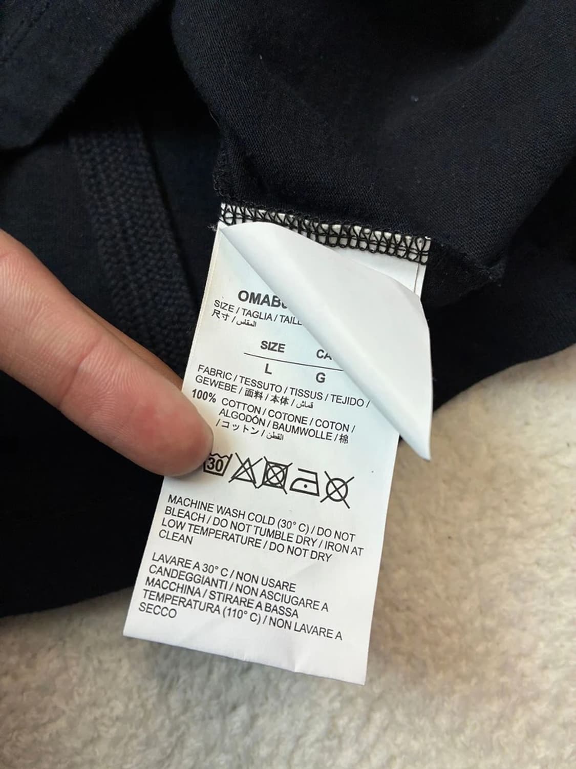 오프화이트 18FW 베르니니 프린트 코튼 롱슬리브 PN5953 상품이미지9