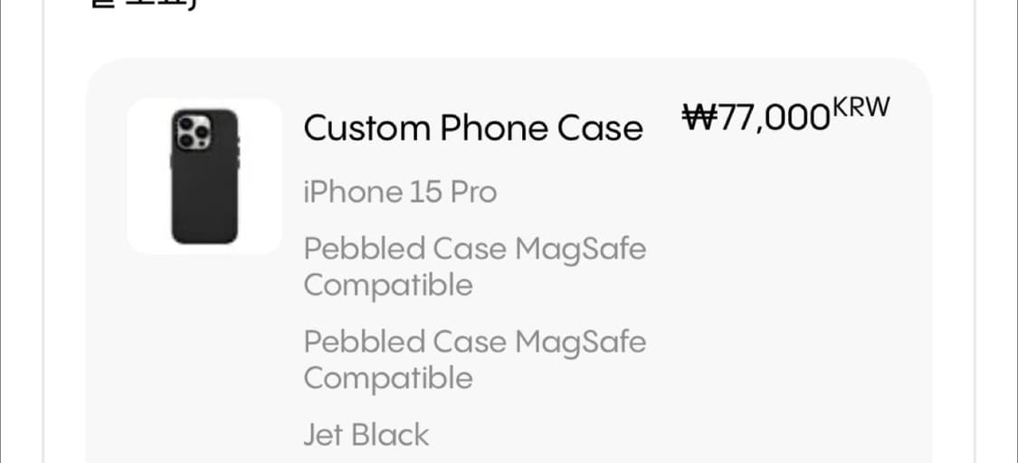 아이폰15프로 케이스티파이 페블 가죽 케이스 상품이미지3