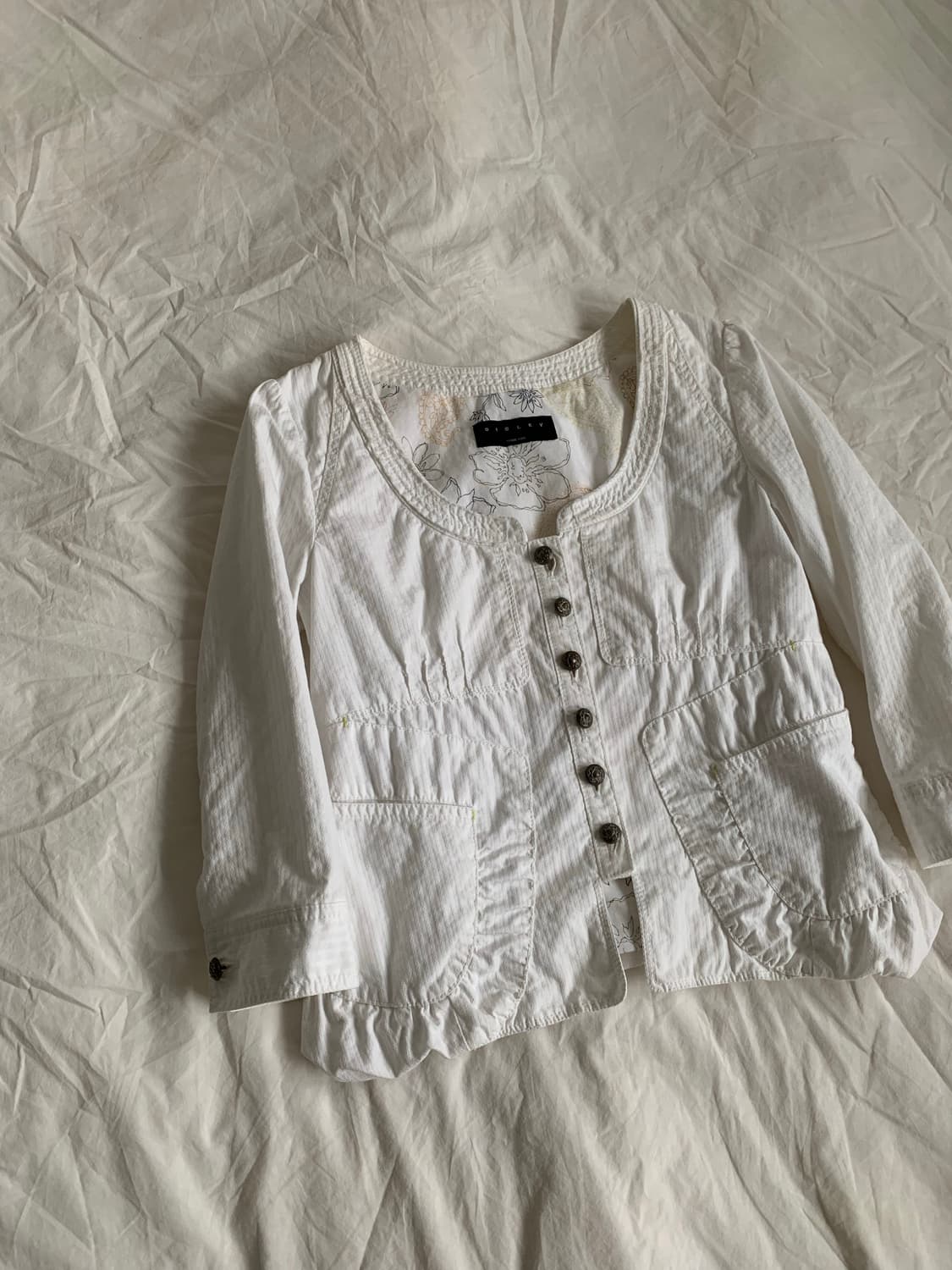 SISLEY 화이트 자켓 상품이미지2