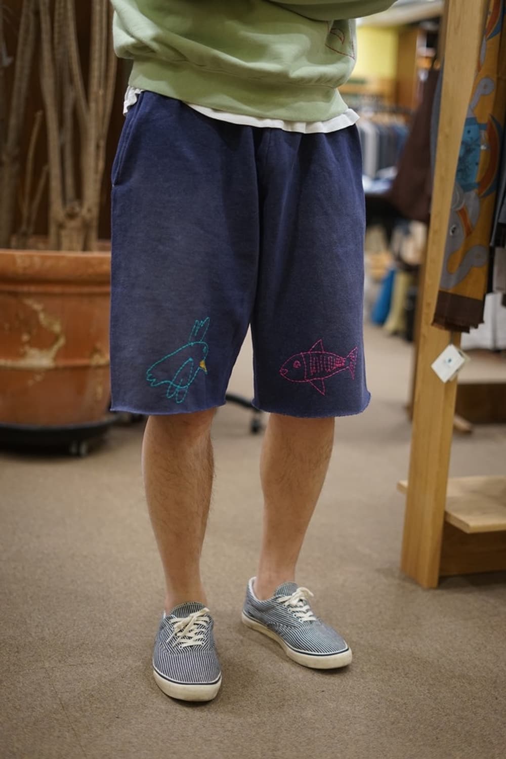 [S,M,L,XL]와일드동키 26ss 피쉬 앤 버드 쇼츠 상품이미지3