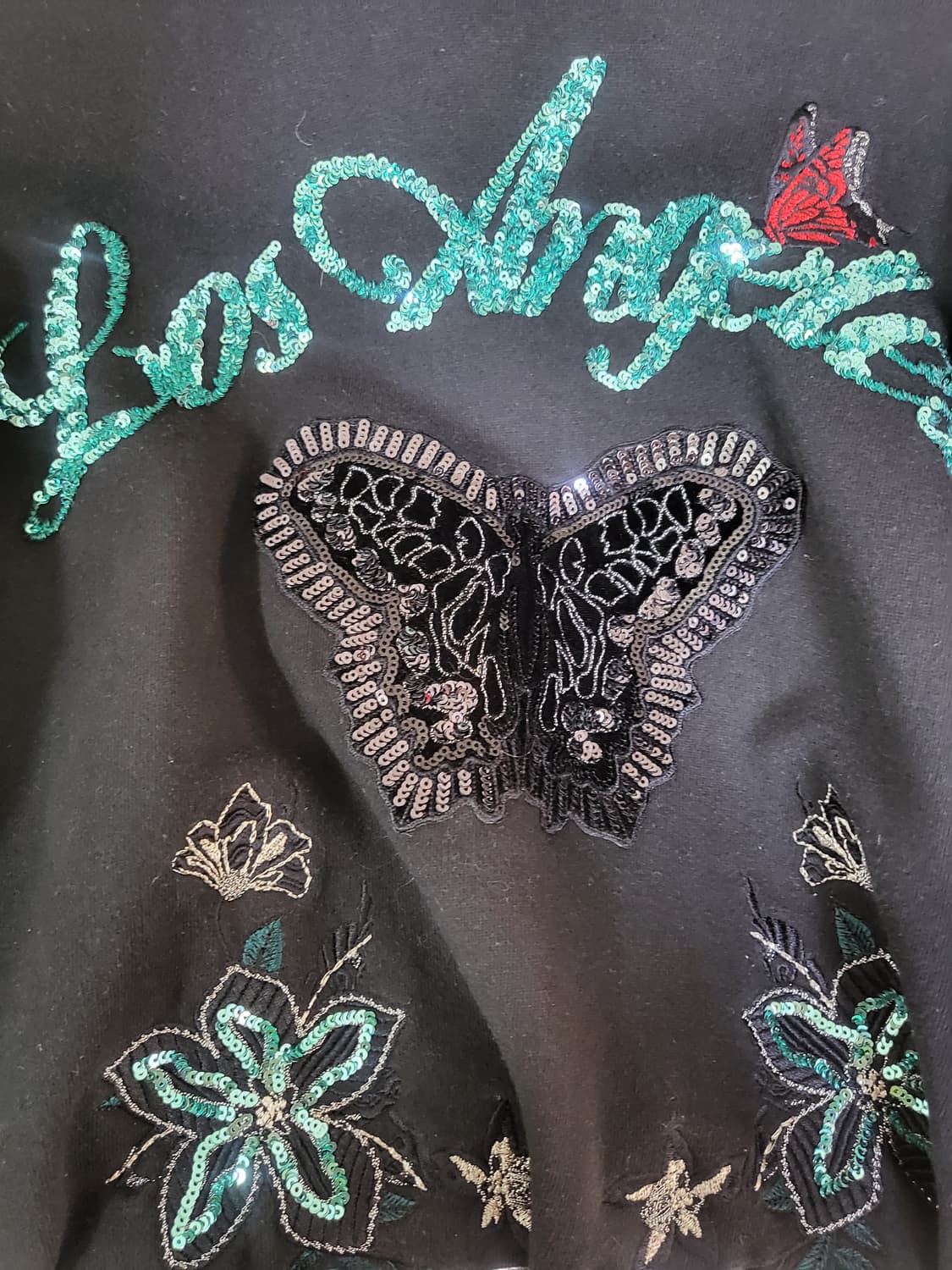 게스 Los Angeles 자수 후드티  free 상품이미지3