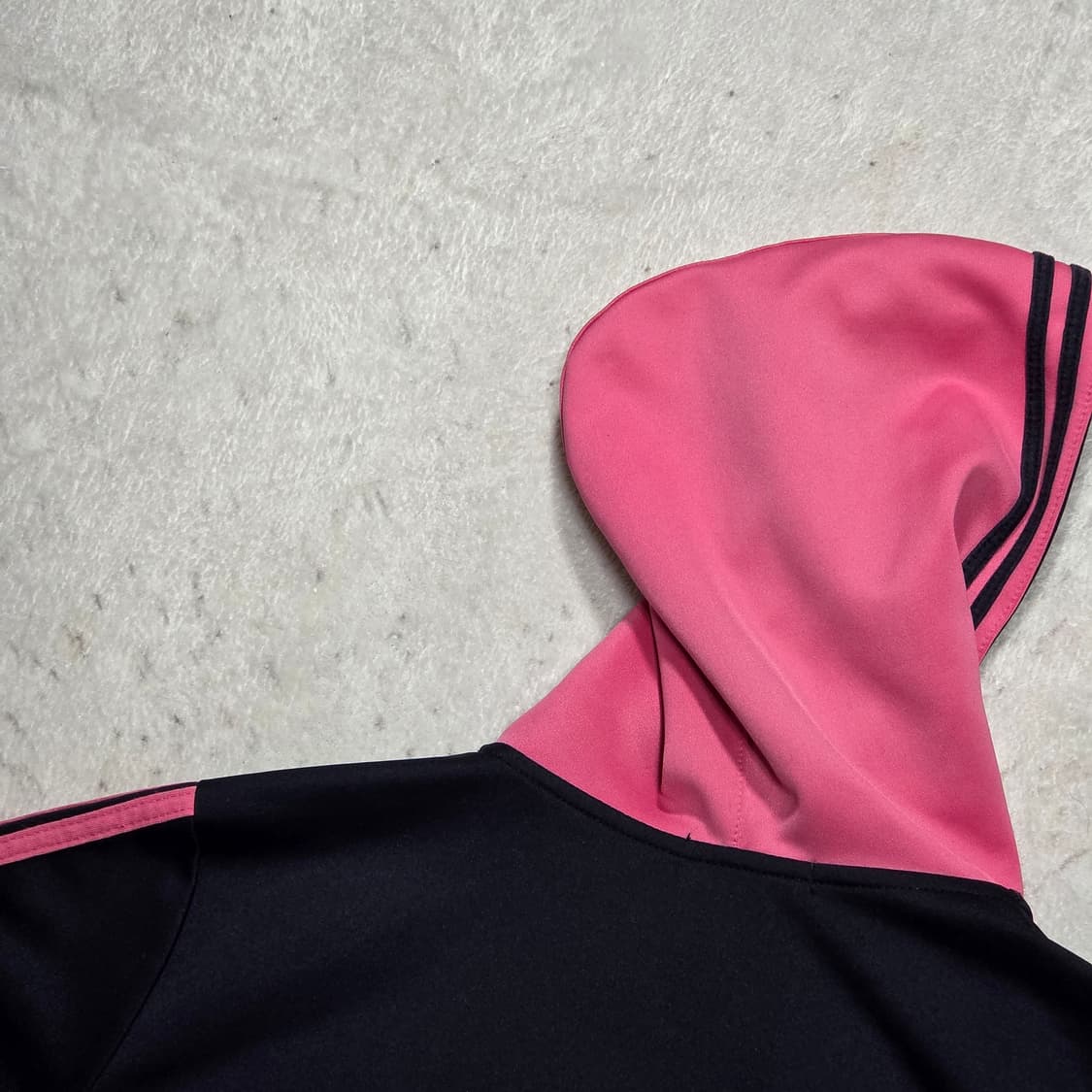 Y2K 키치 큐빅 후드 져지 상품이미지5