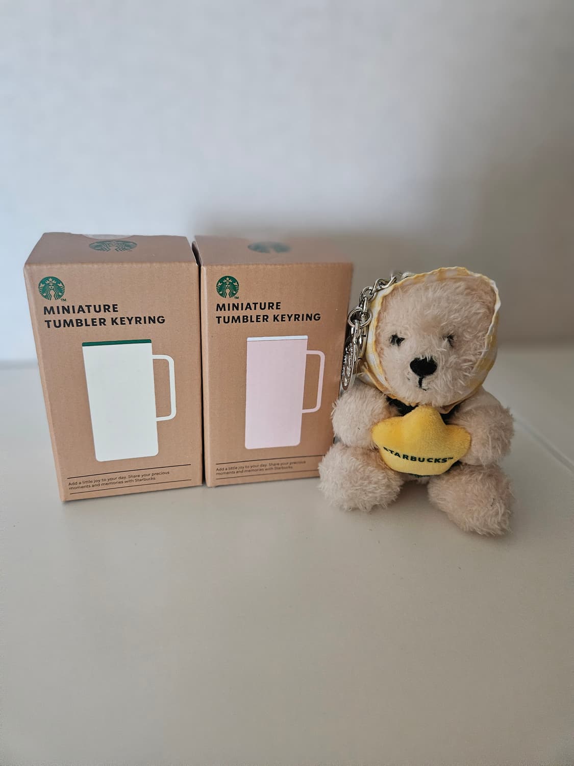 스타벅스 미니어처 텀블러키링 +베어리스타 키링 상품이미지1