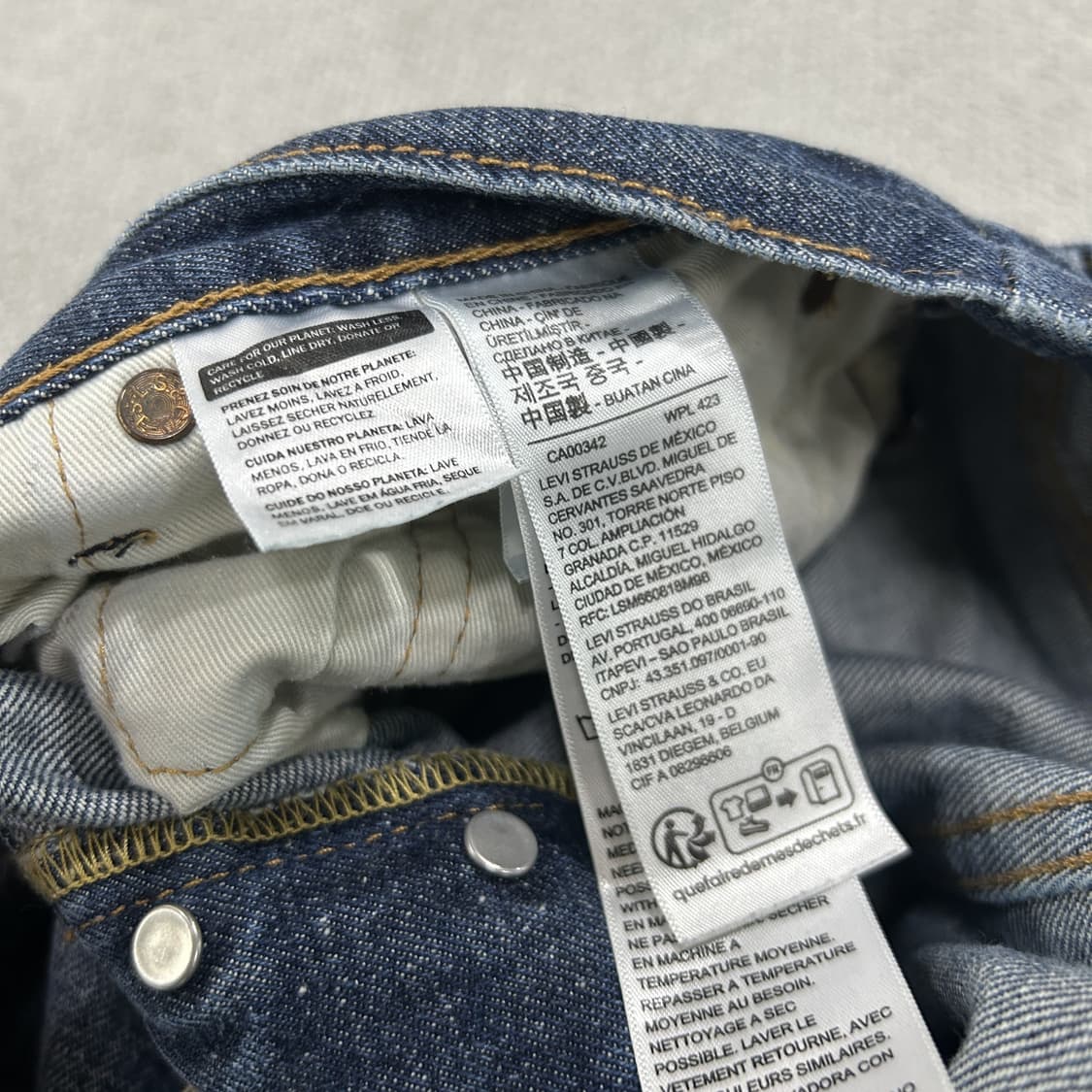 리바이스 데님 청바지 501/34 상품이미지4