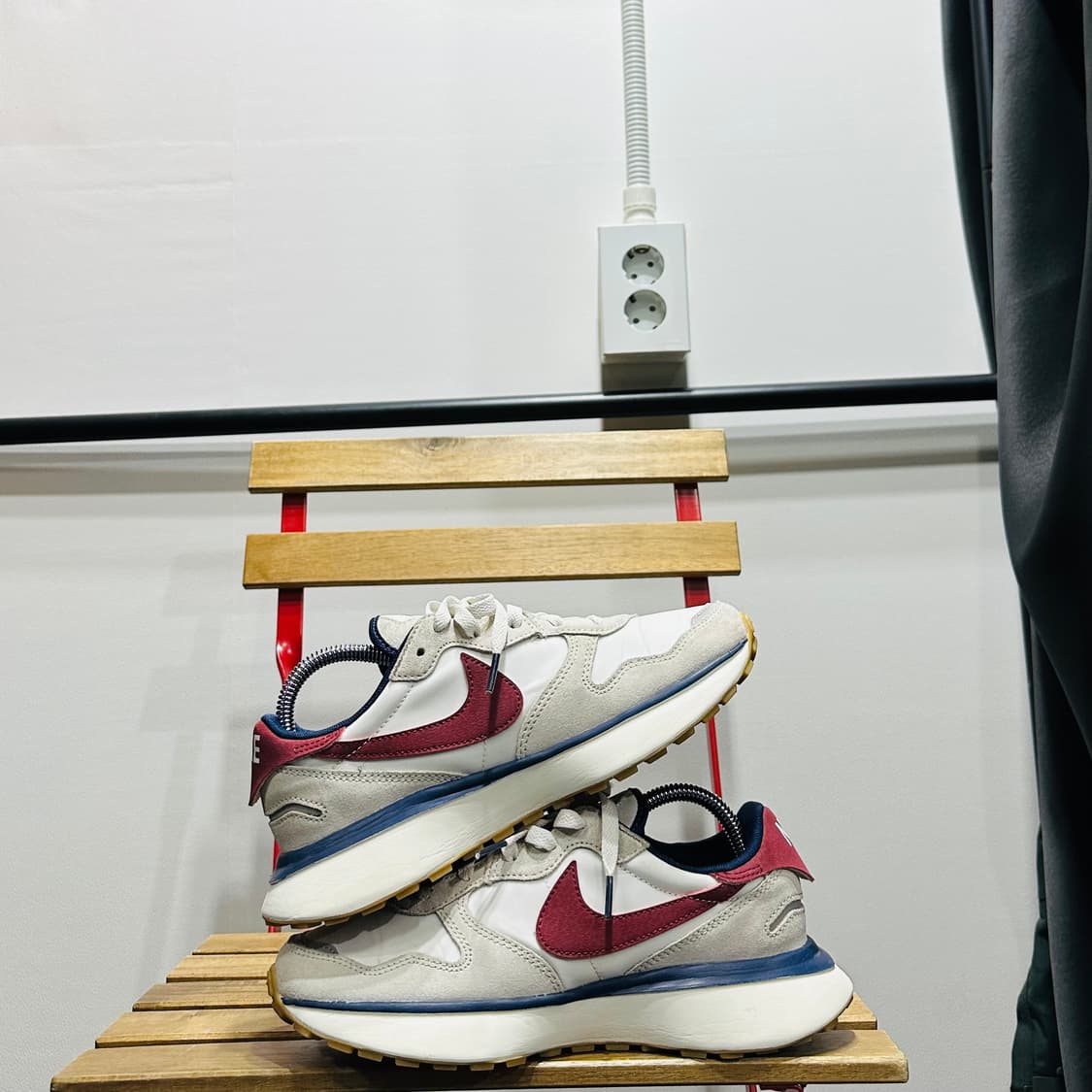 240) 나이키 운동화 여성 여자 신발 피닉스 와플 그레이 레드 상품이미지7