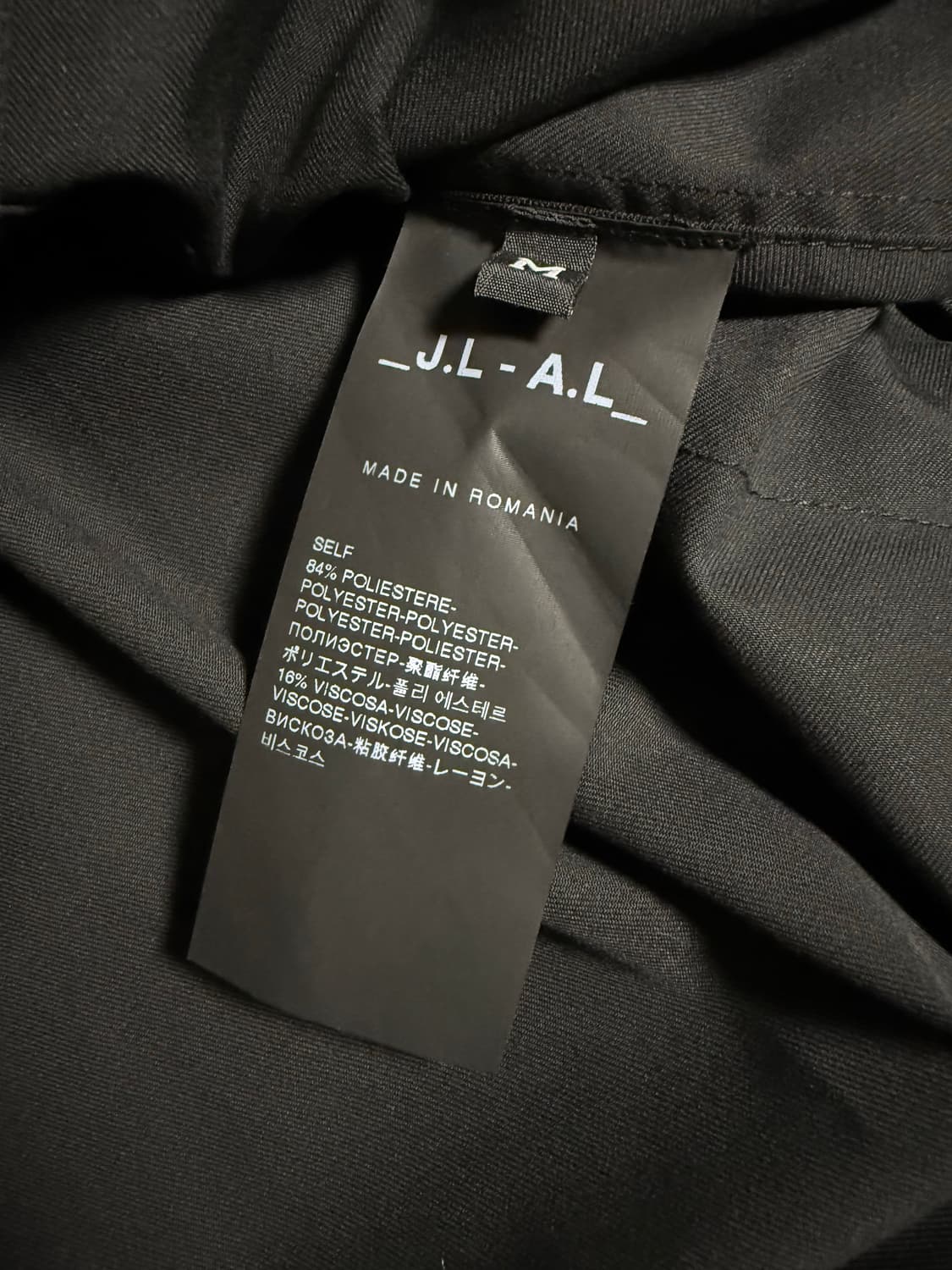 [M] _J.L-A.L_ Sintan 블루종 자켓 블랙 jlal 상품이미지6
