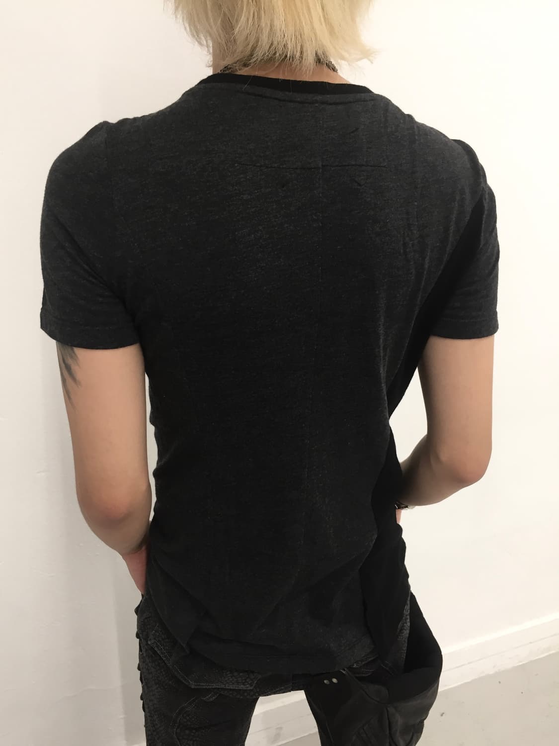 Chain eyelet detail slim-fit t-shirt   상품이미지2