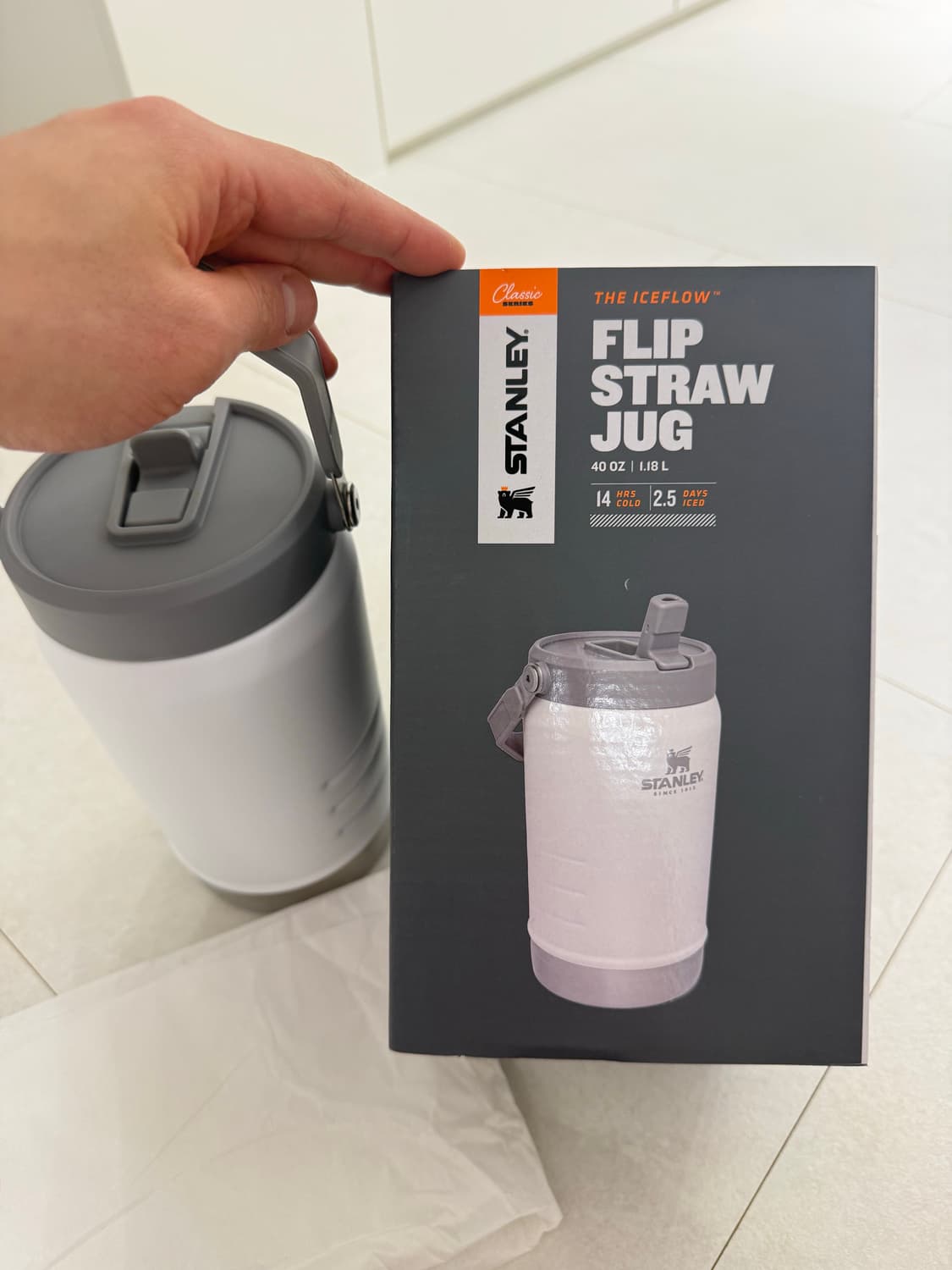 (새상품) 스탠리 아이스플로우 플립 스트로우 저그 40oz 1.18L 상품이미지9