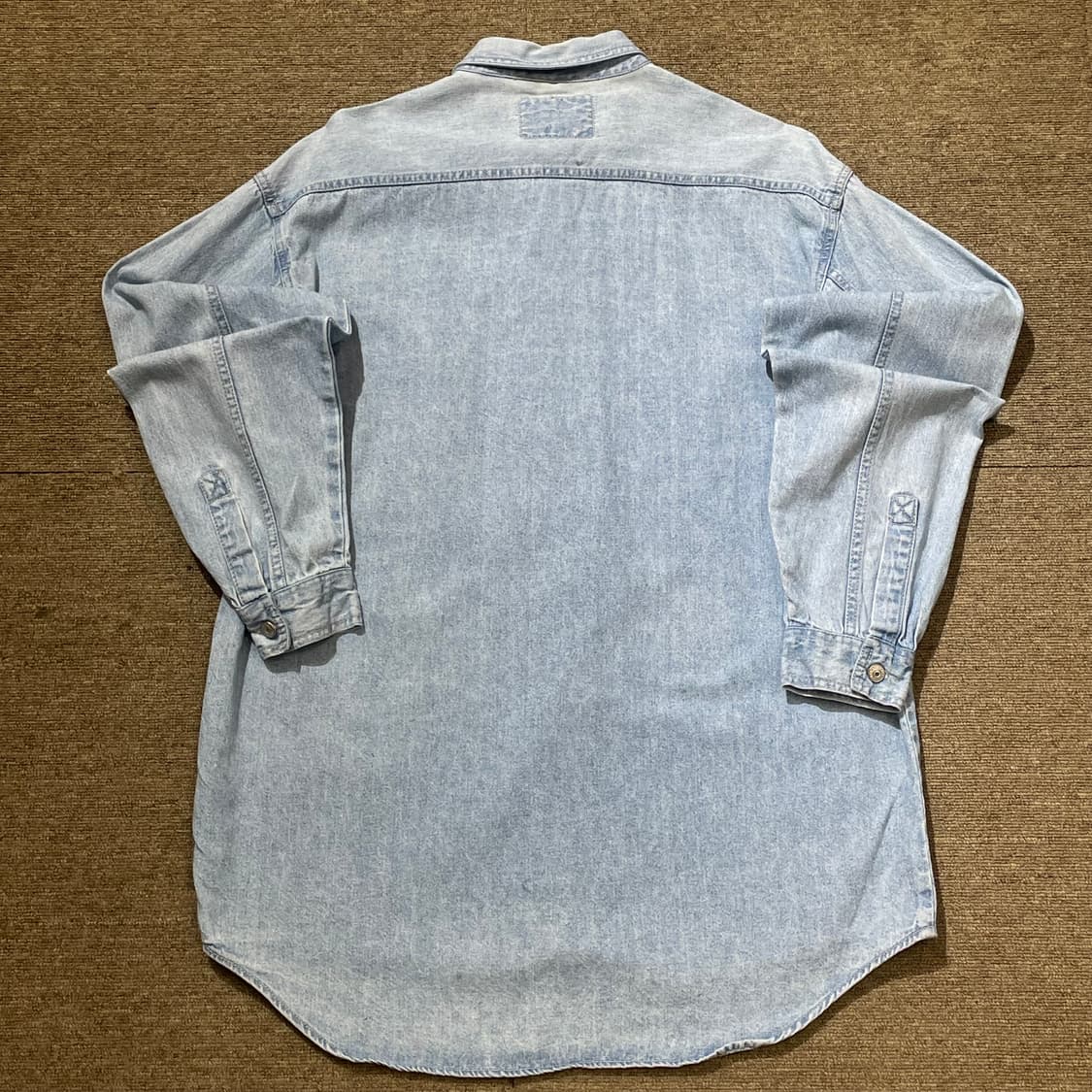 (M) 90s Levi's 리바이스 코튼 데님 셔츠  상품이미지5