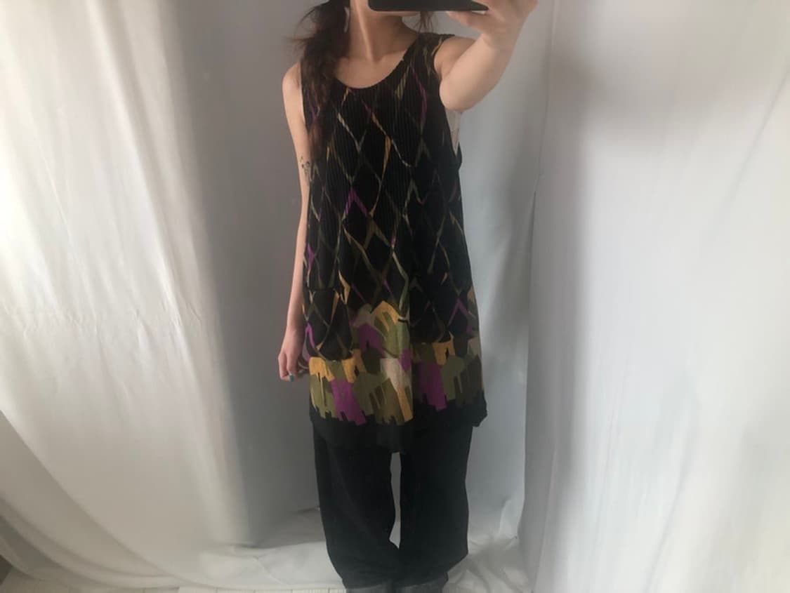 717. retro diamond knit dress  상품이미지7