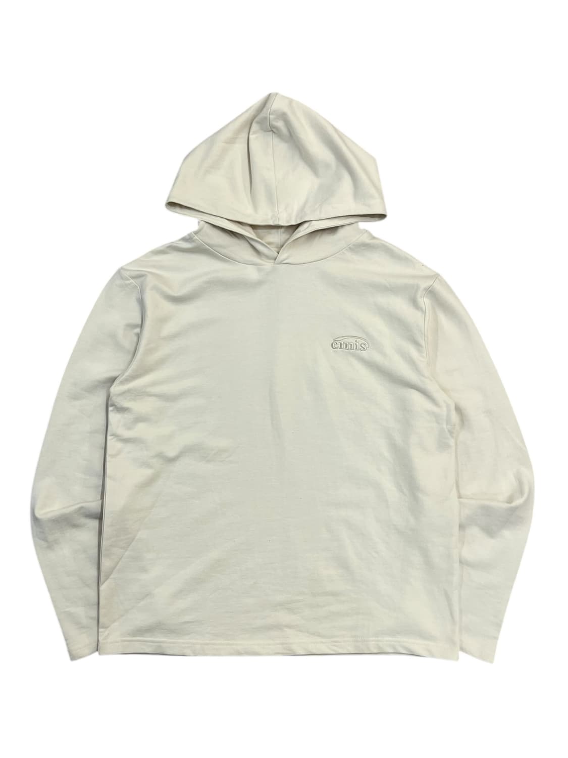 이미스 후드 긴팔티 아이보리 S #csz2444 상품이미지3