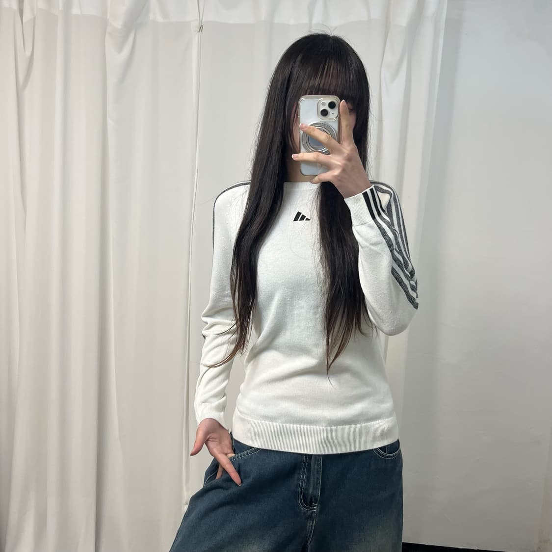Adidas Knit Top 상품이미지1