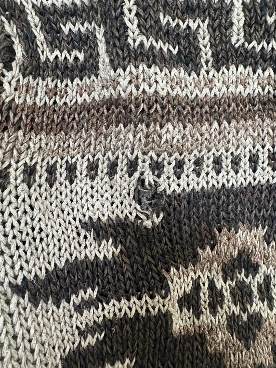 빈티지 코위찬 니트 집업 상품이미지3