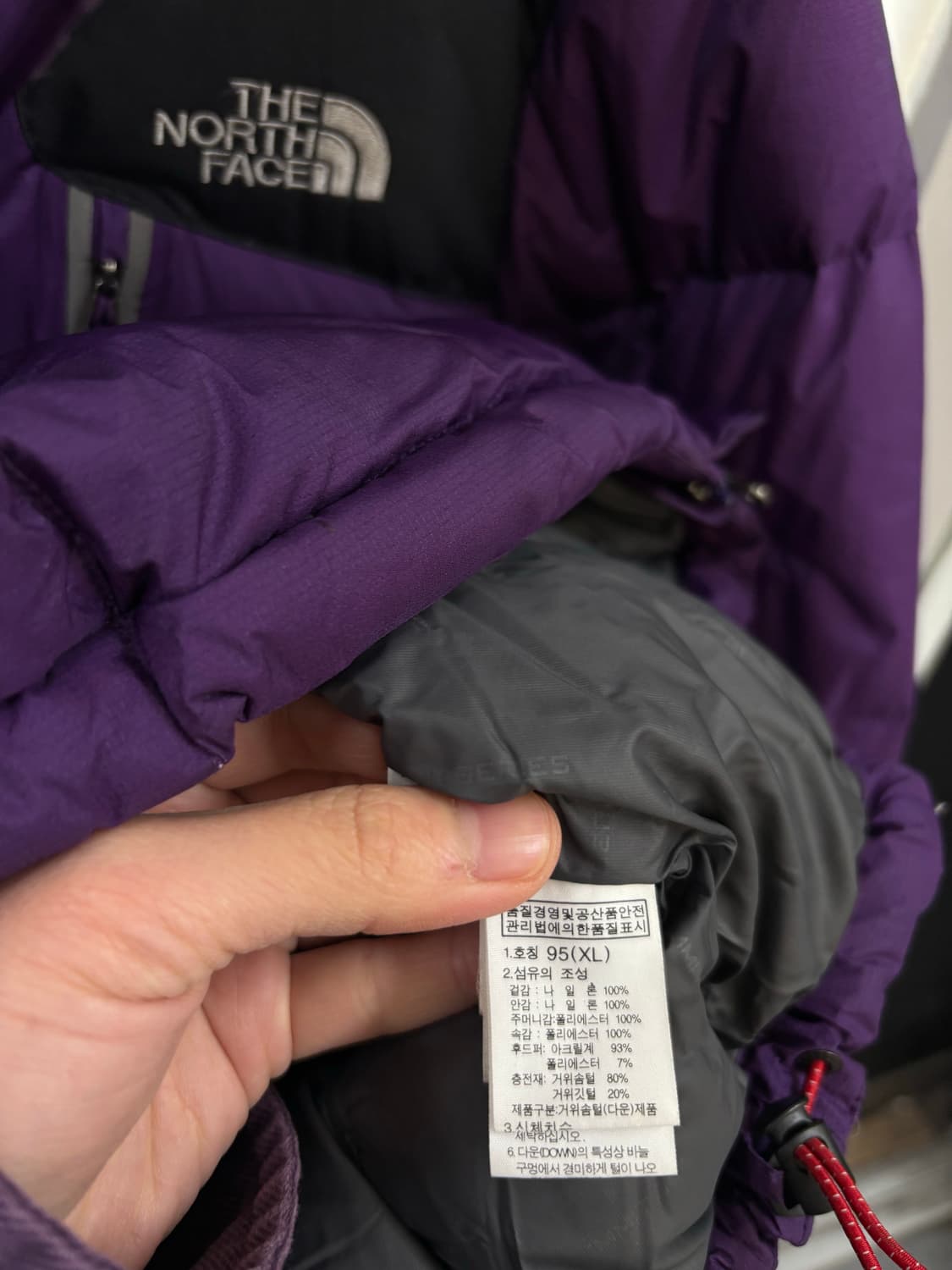 노스페이스 후드탈착 우먼 다운패딩 상품이미지7