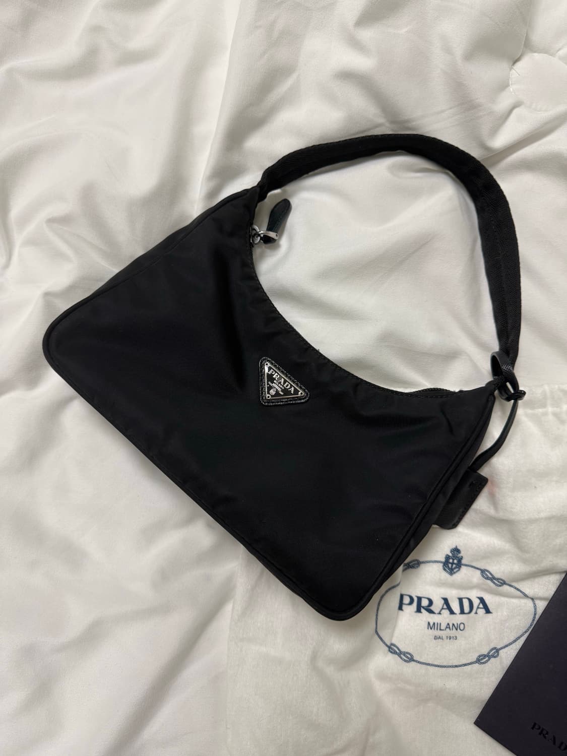 프라다 미니 호보백 나일론 상품이미지2