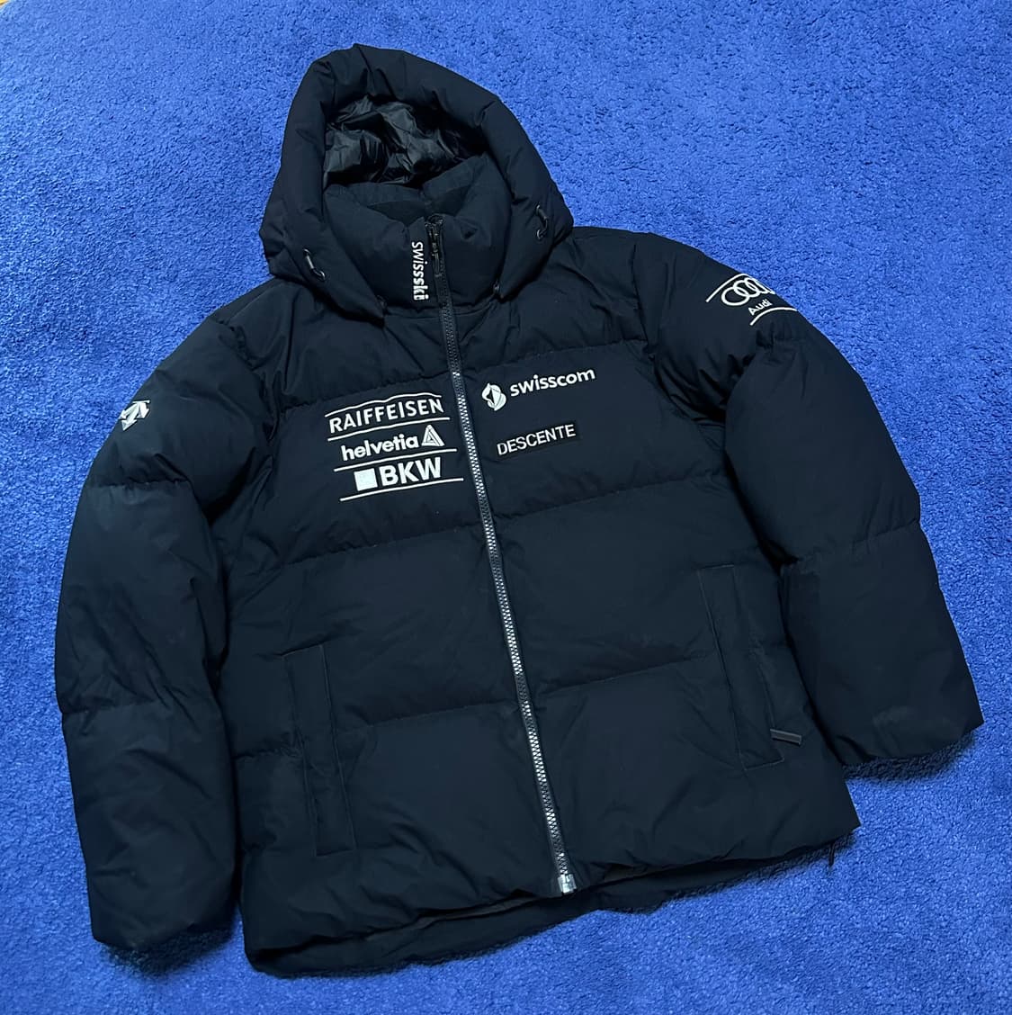 DESCENTE 데상트 스폰서 패딩 블랙 XL 상품이미지1