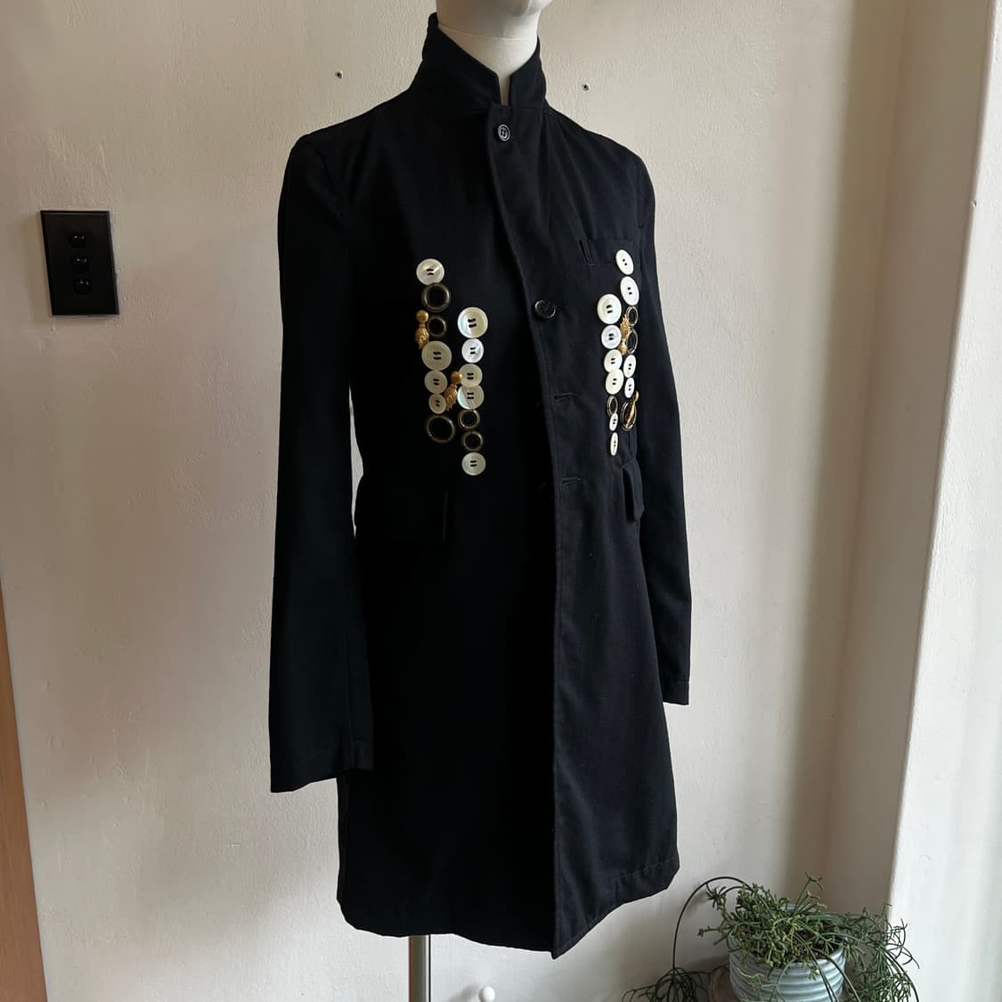 Comme Des Garcons Black wool coat ( ~55) 상품이미지2