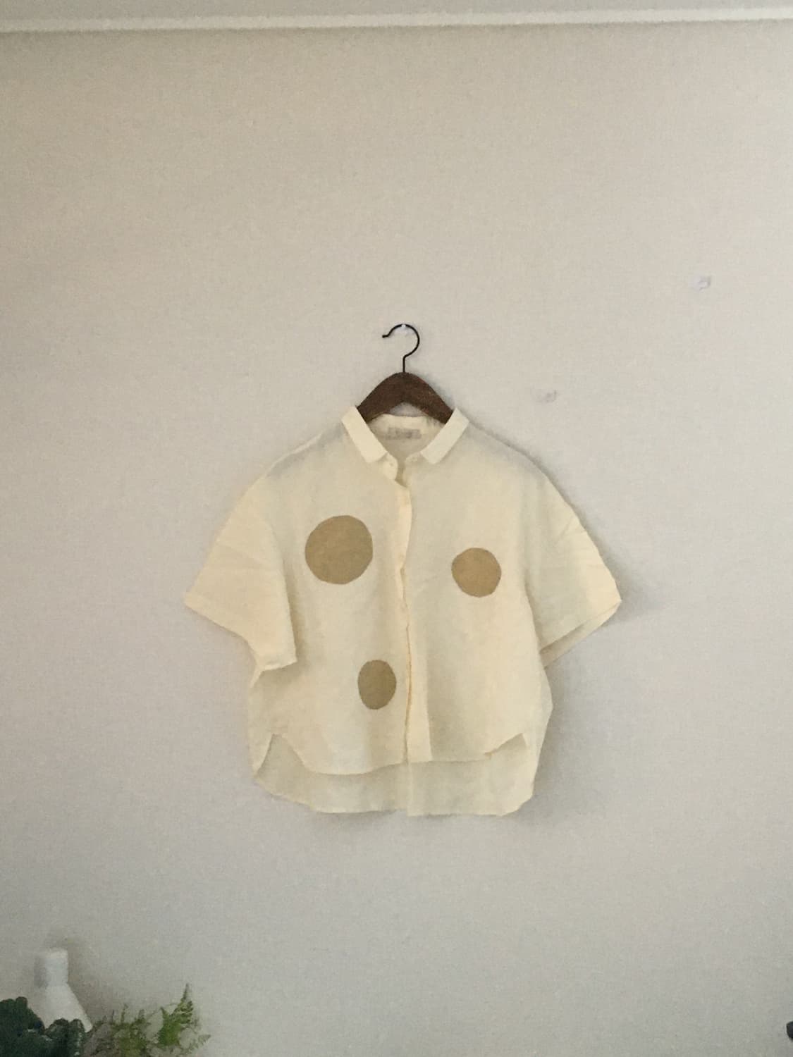 도트 반팔 블라우스 상품이미지1