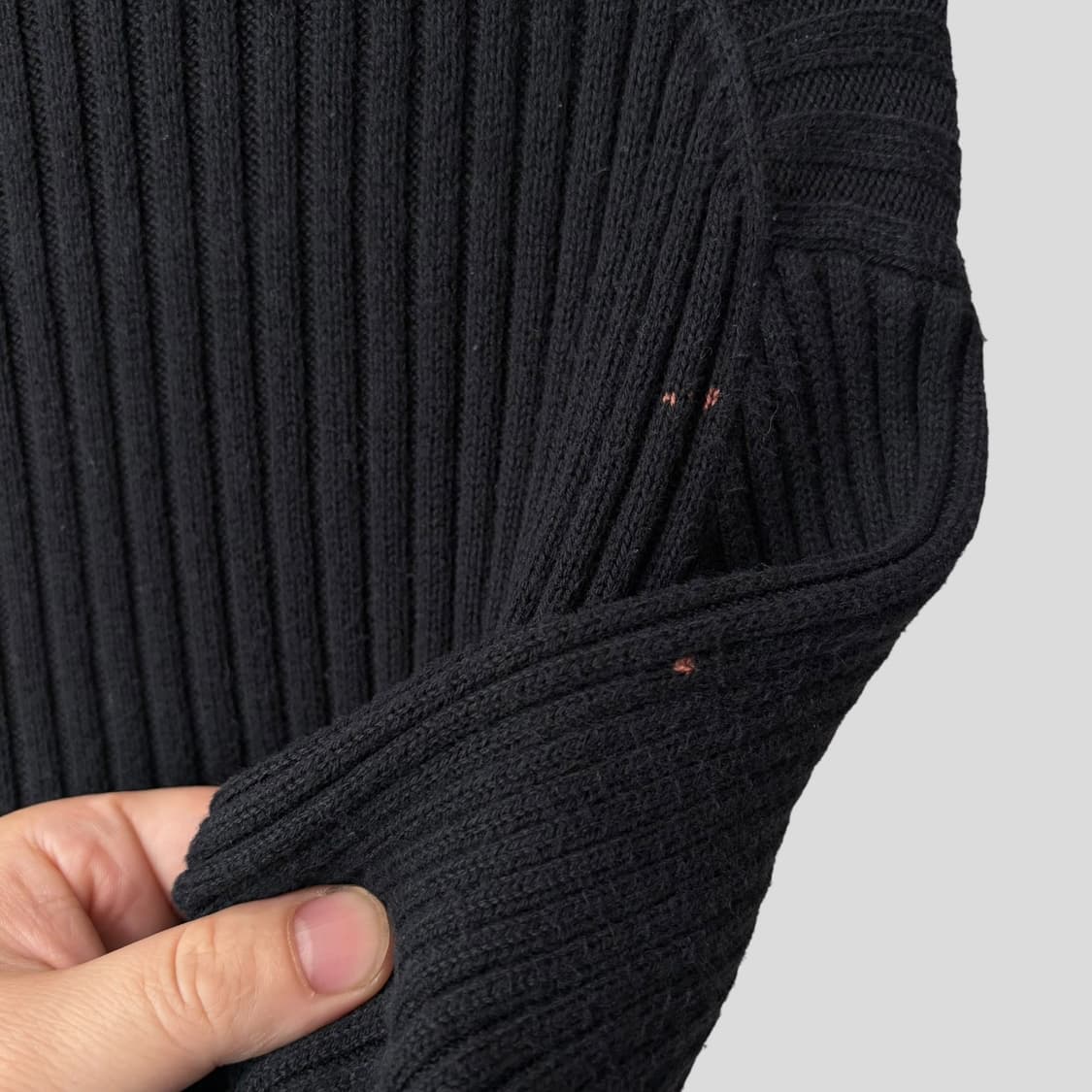 (M)올드 갭 크루넥 코튼 골지 니트 스웨터 상품이미지6