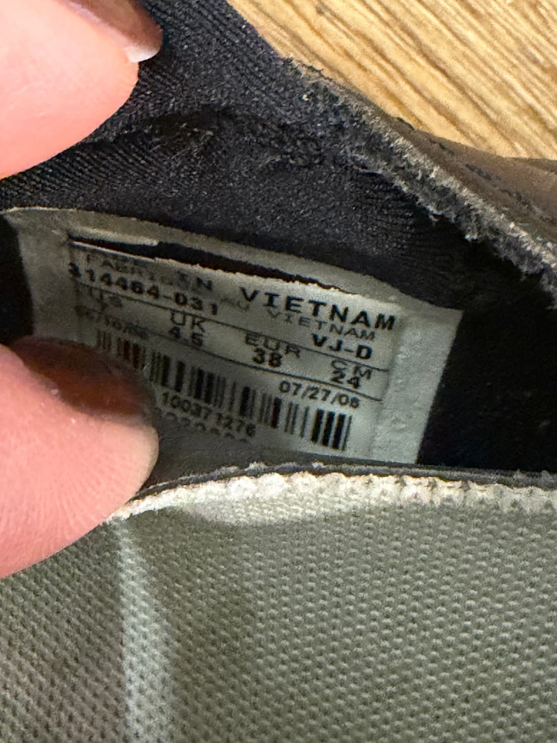 N237. 00년대 나이키 켐발리 타비 상품이미지5