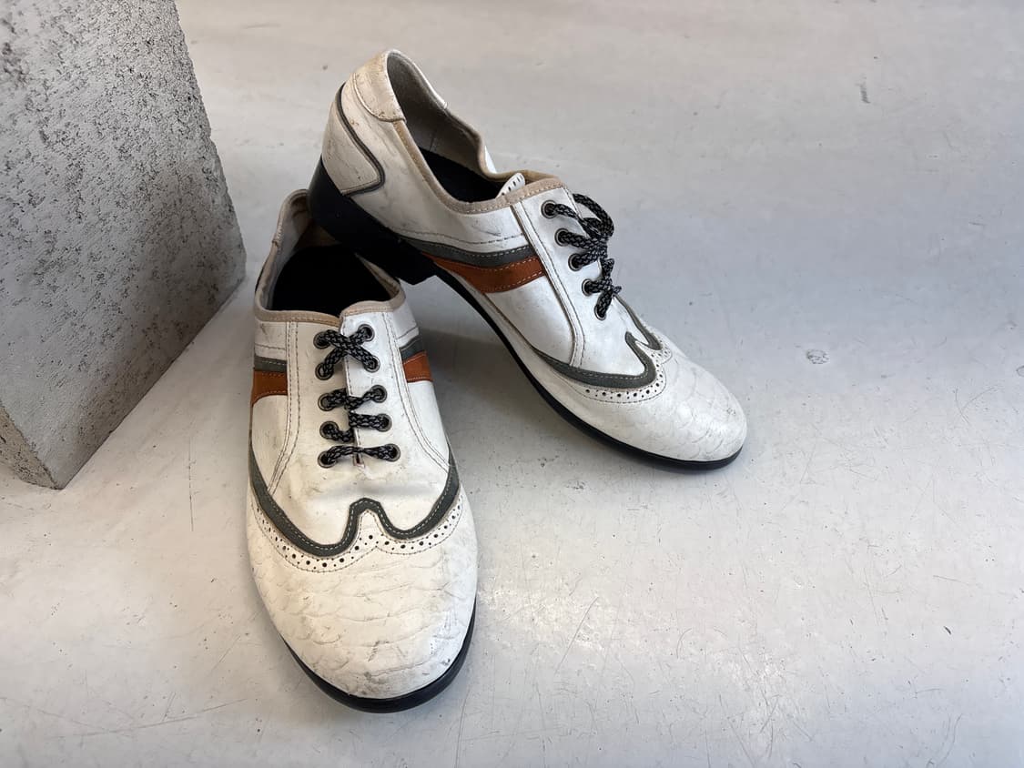 빈티지 트리컬러 옥스포드 구두 상품이미지2