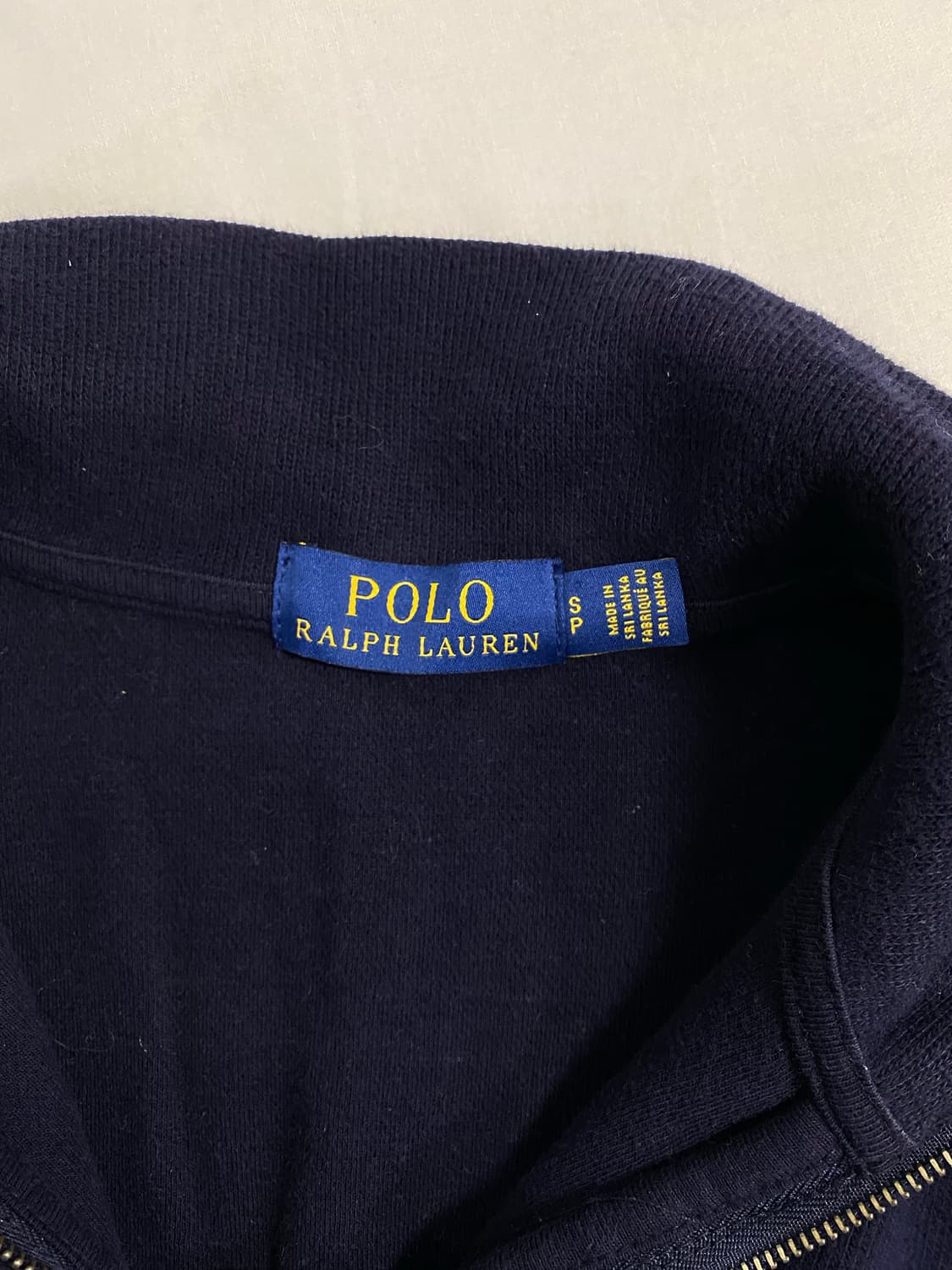 폴로 랄프로렌 네이비 하프집업 레드 포니 S 상품이미지3