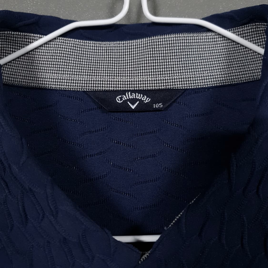 캘러웨이 골프 신형 21ss 엠보 입체 패턴 반팔 카라티 폴로 셔츠 상품이미지7
