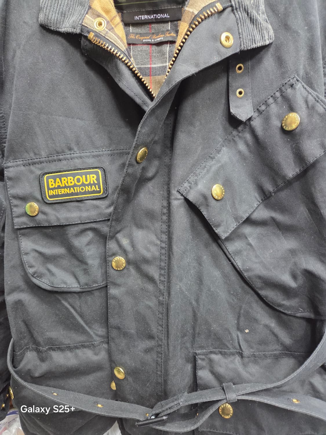 바버   인터네셔날   블랙 자켓 상품이미지3