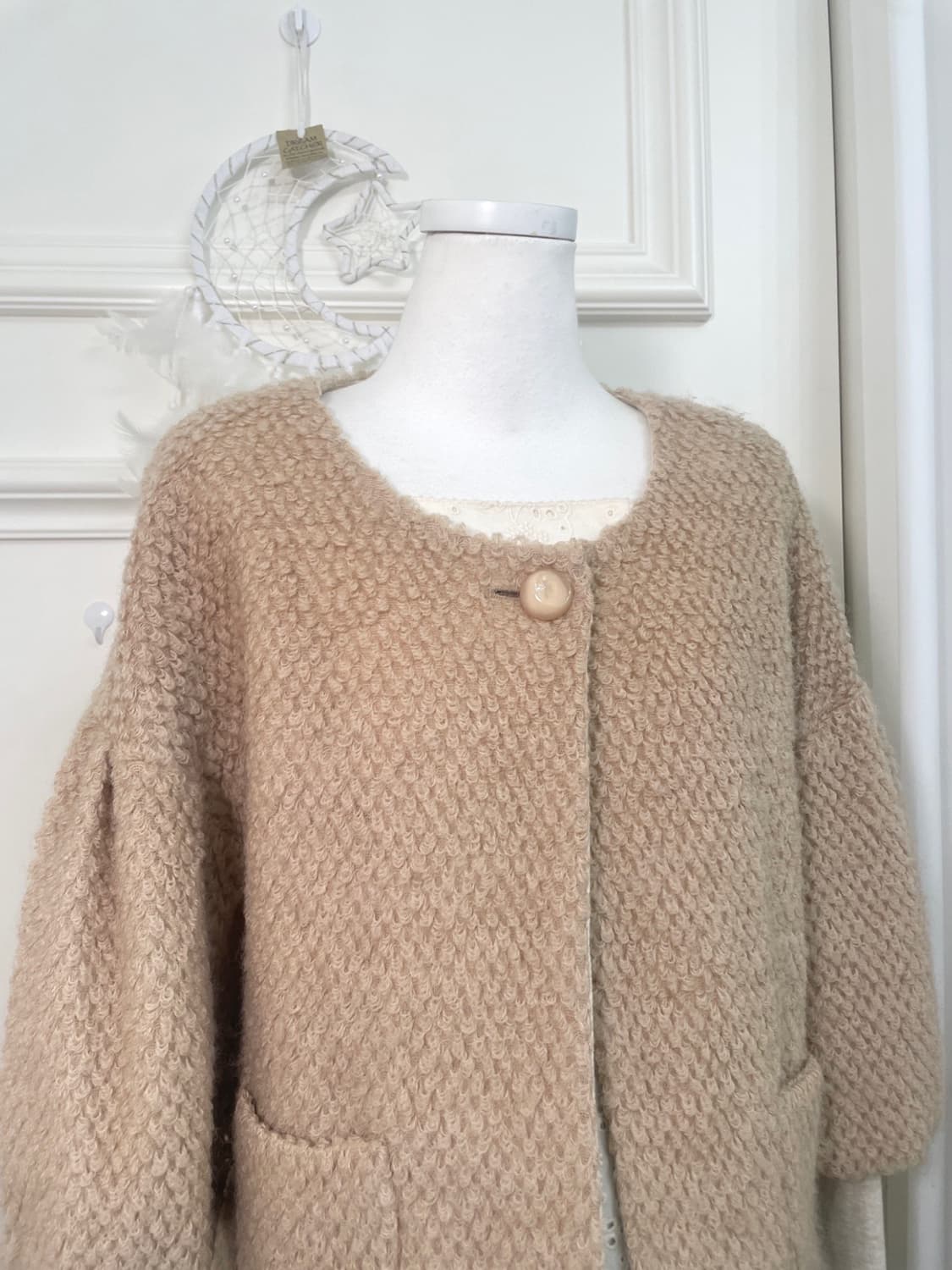 latte mori wool pocket jacket(size-M) 상품이미지3