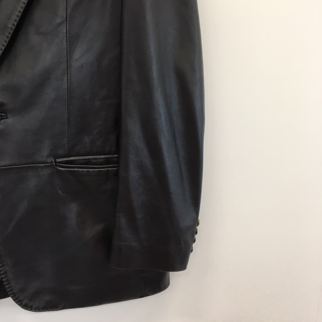 BON 양가죽 100% 콤비자켓 95 사이즈  상품이미지2