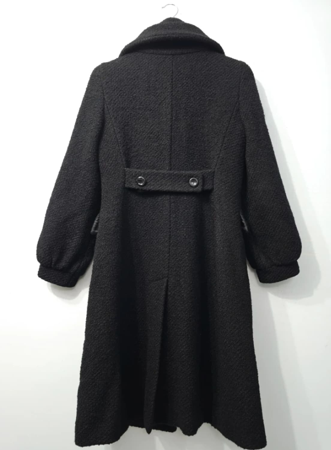 정품 막스마라 블랙 모직 더블 코트 ~66 상품이미지5