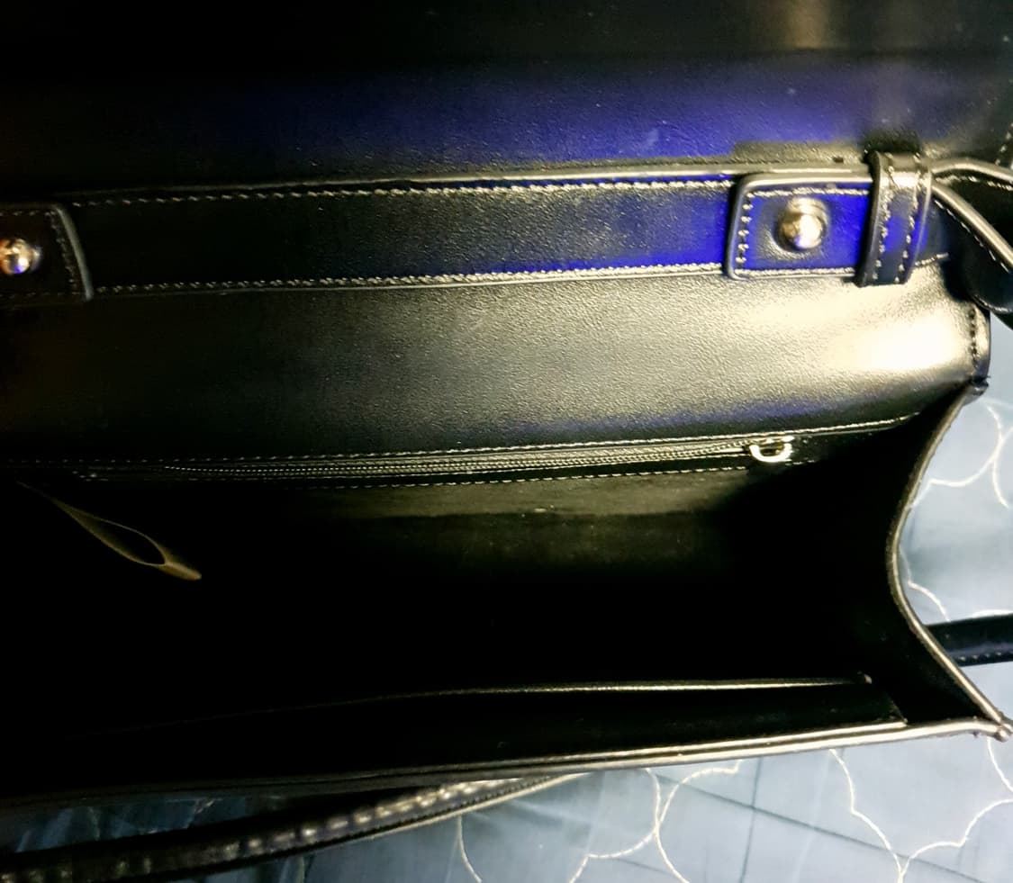 4OUR B 사비 브릭 로프 레더 크로스백 블랙 상품이미지5