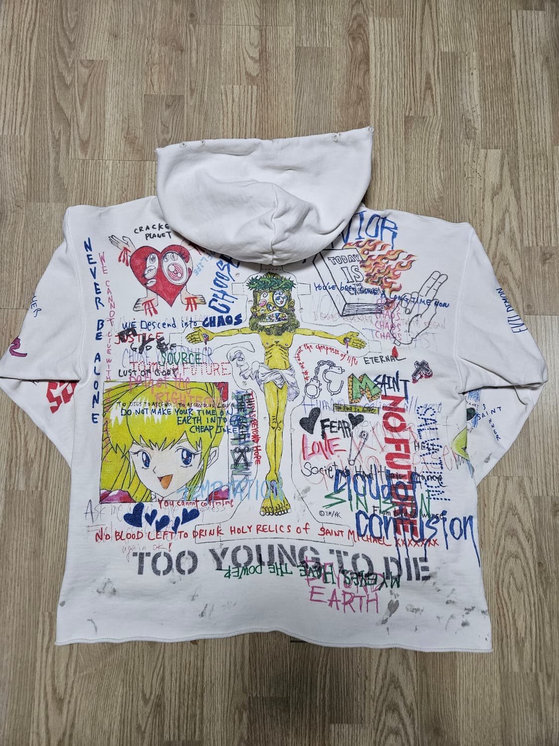 세인트미카엘 x 무라카미 타카시 후드 상품이미지5