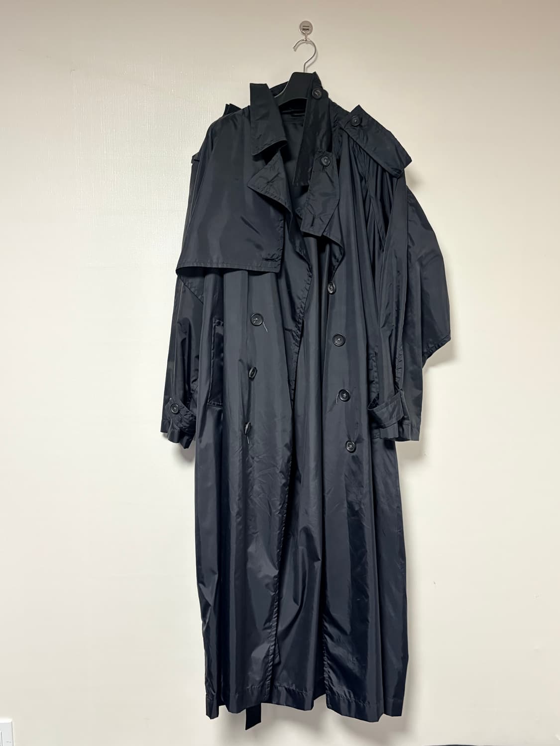 Yohji Yamamoto pour Homme 나일론 코트 상품이미지1