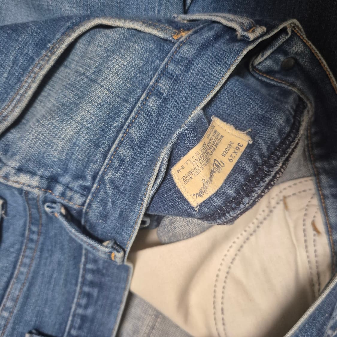70's 랭글러 wrangler 345DEN 부츠컷 데님팬츠 상품이미지3