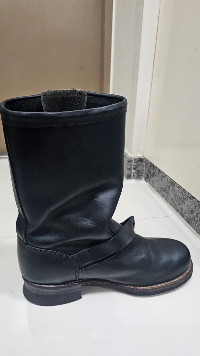 [US9D] 울버린 엔지니어 부츠 호윈 크롬엑셀 블랙 상품이미지5