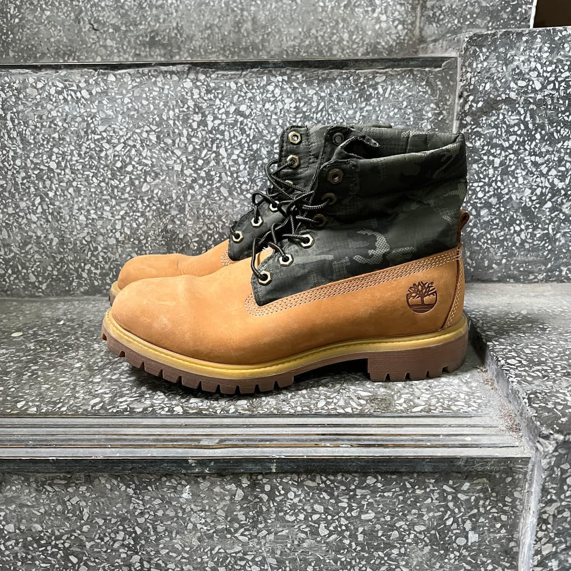 팀버랜드 롤탑 부츠 위트 카모플라쥬 패턴 상품이미지1