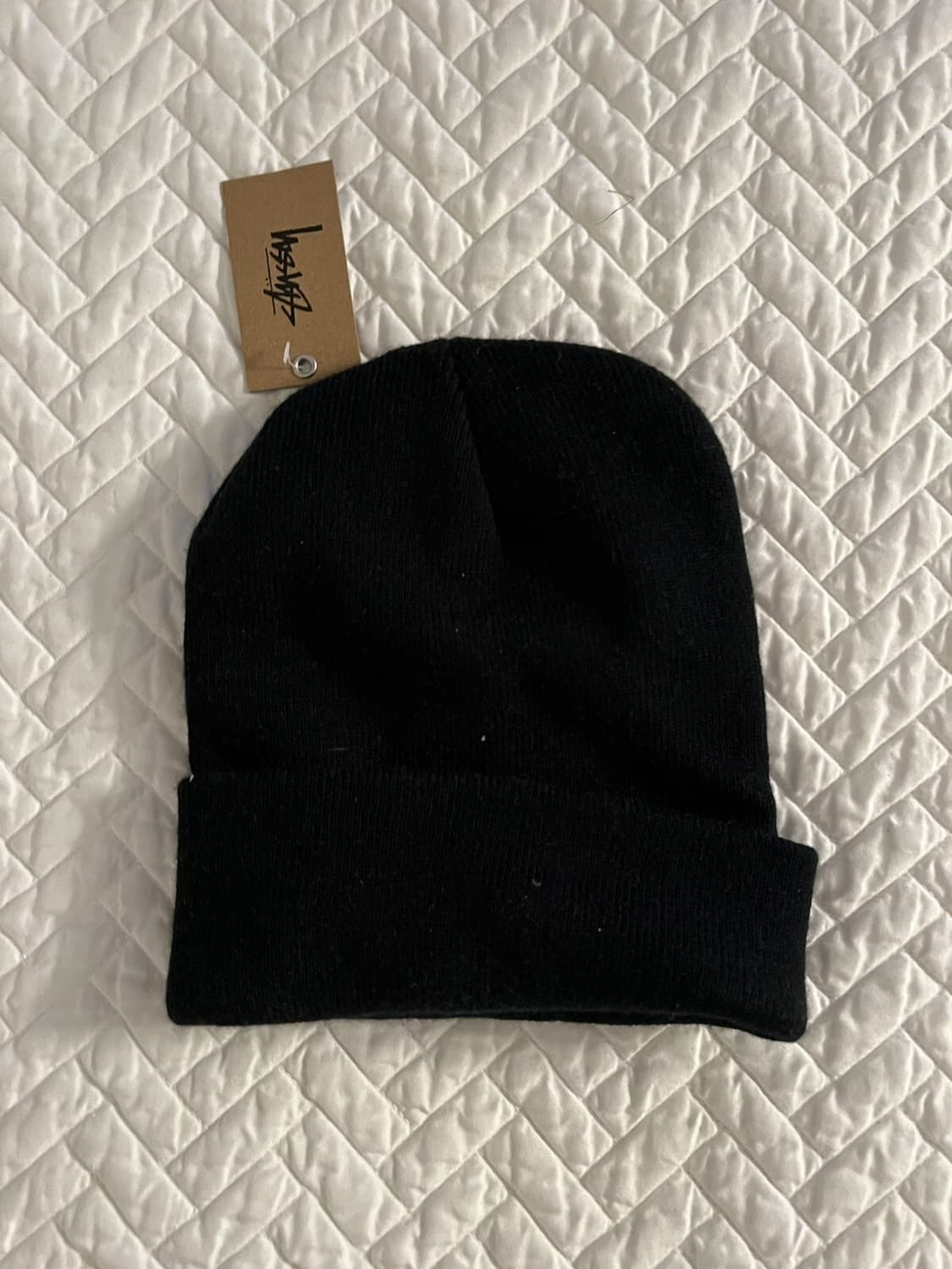 스투시 코퍼레이션 커프 비니 블랙 상품이미지4