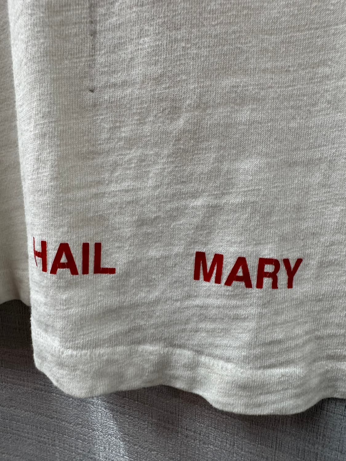 오프화이트 15FW 헤일메리 스컬 헬멧 반팔티 S(XL) 상품이미지3